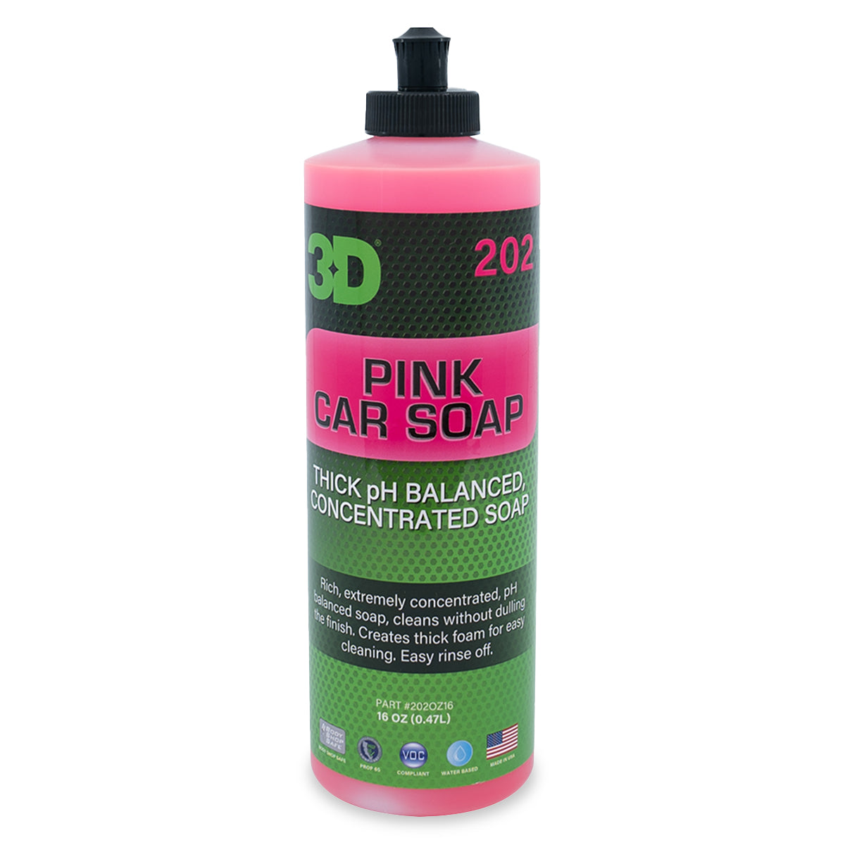 3D 202 Pink Car Soap - 5 Gallon