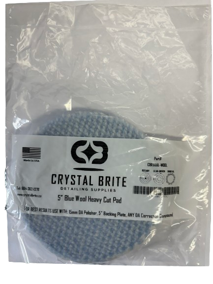 Crystal Brite Blue Wool Heavy Cut Pad