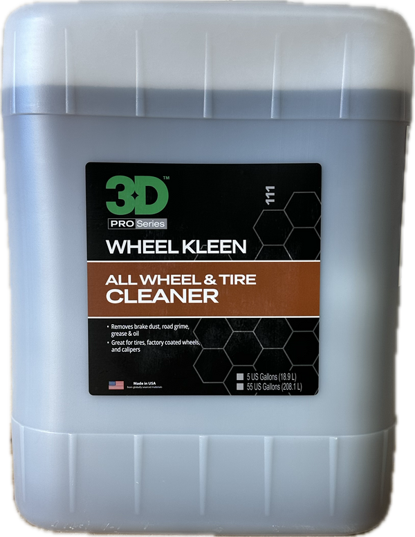 3D 111 Wheel Kleen ( 5 Gallons)