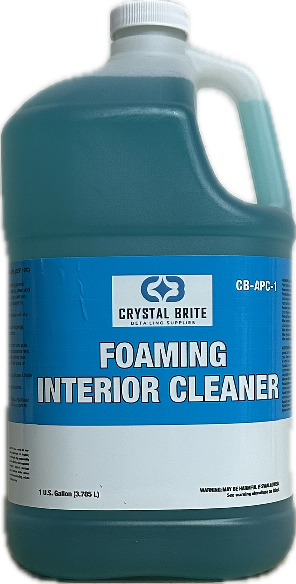 Crystal Brite Foaming Interior Cleaner (1 Gallon)